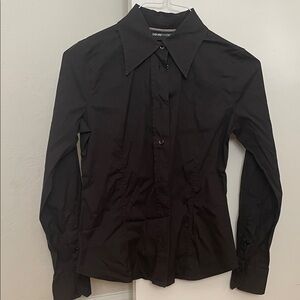 Emporio Armani Black Dress Shirt for Men